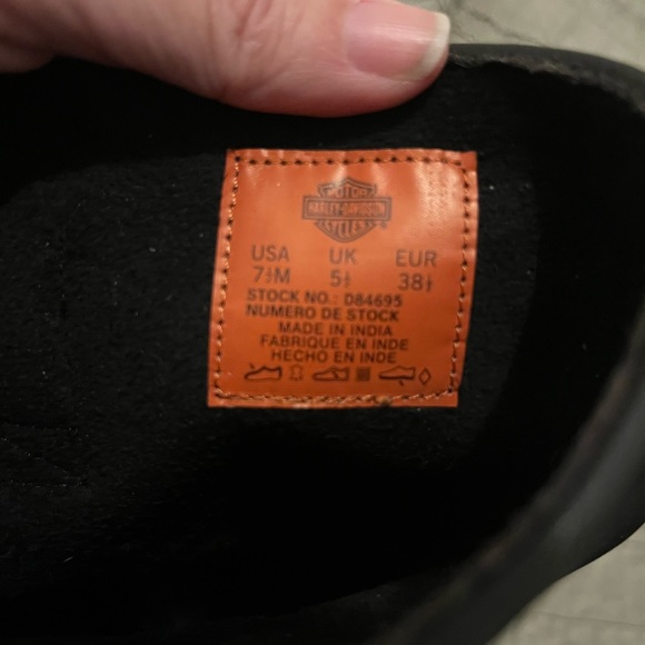 Harley-Davidson® Women's Channing 11-Inch Black Motorcycle Boots, D84695 - Picture 4 of 4